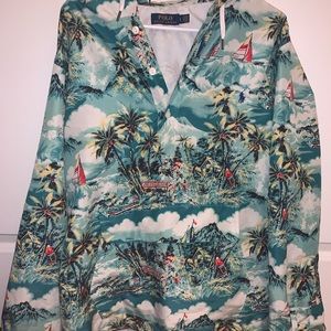 Polo windbreaker/ rain jacket